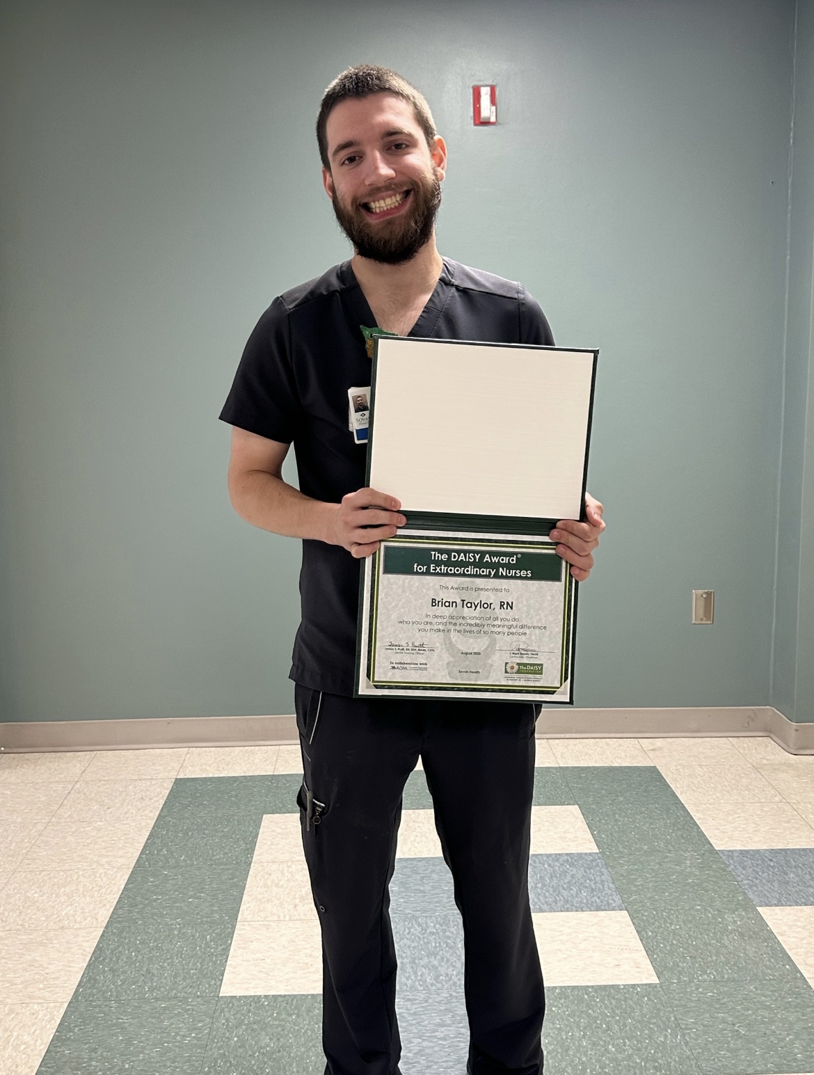 Brian Taylor DAISY Award Winner